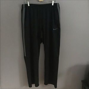NIKE Black Drawstring Athletic Pants XXL